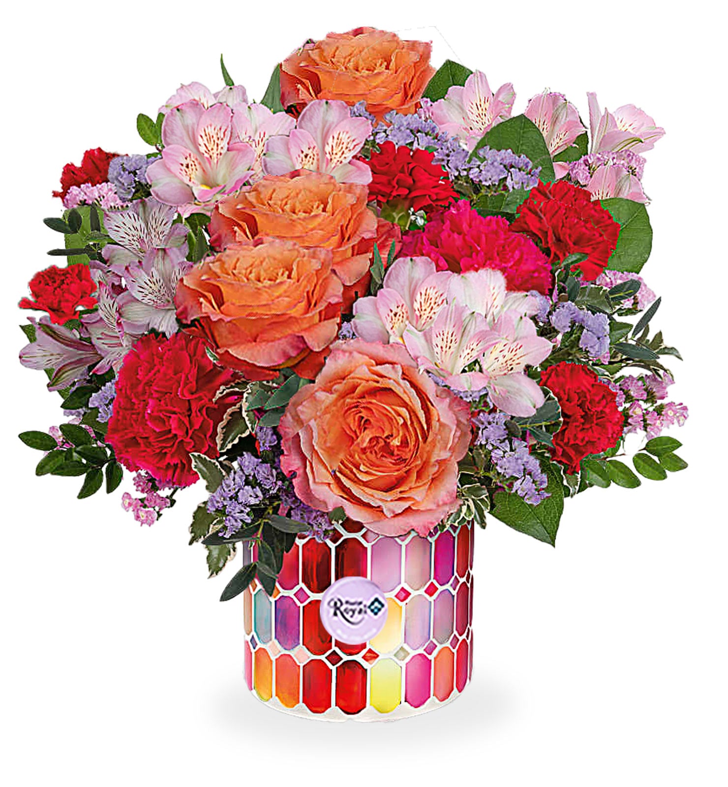 Radiant Stained Glass Bouquet