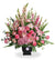 Tranquil Beauty Bouquet with pink roses, hydrangea, lilies, lisianthus, and snapdragons — hand-arranged, same-day delivery Richmond Hill.